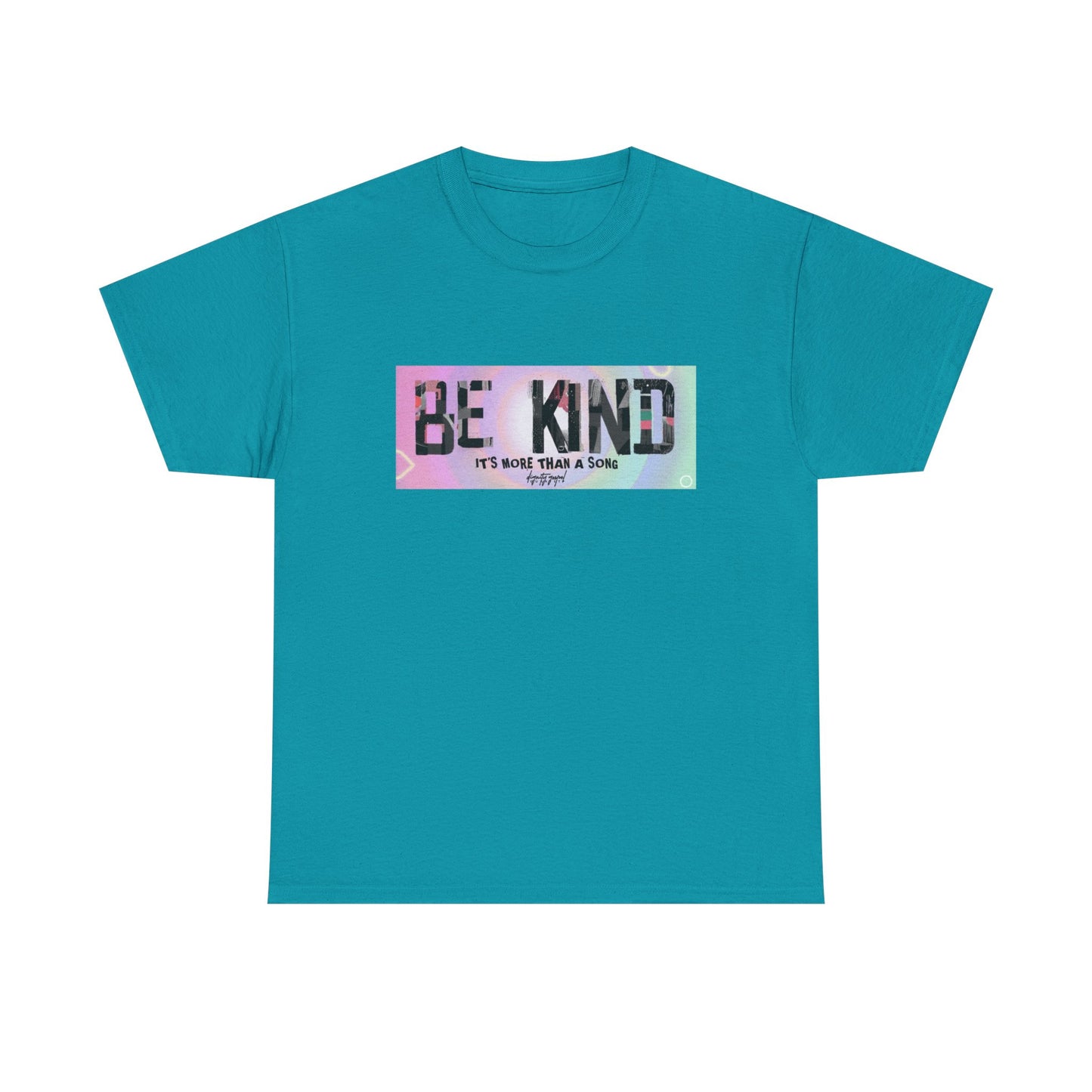 Be Kind Graphic Tee — Pastel Tie-Dye 'Be Kind It's More Than A Trend' T-Shirt
