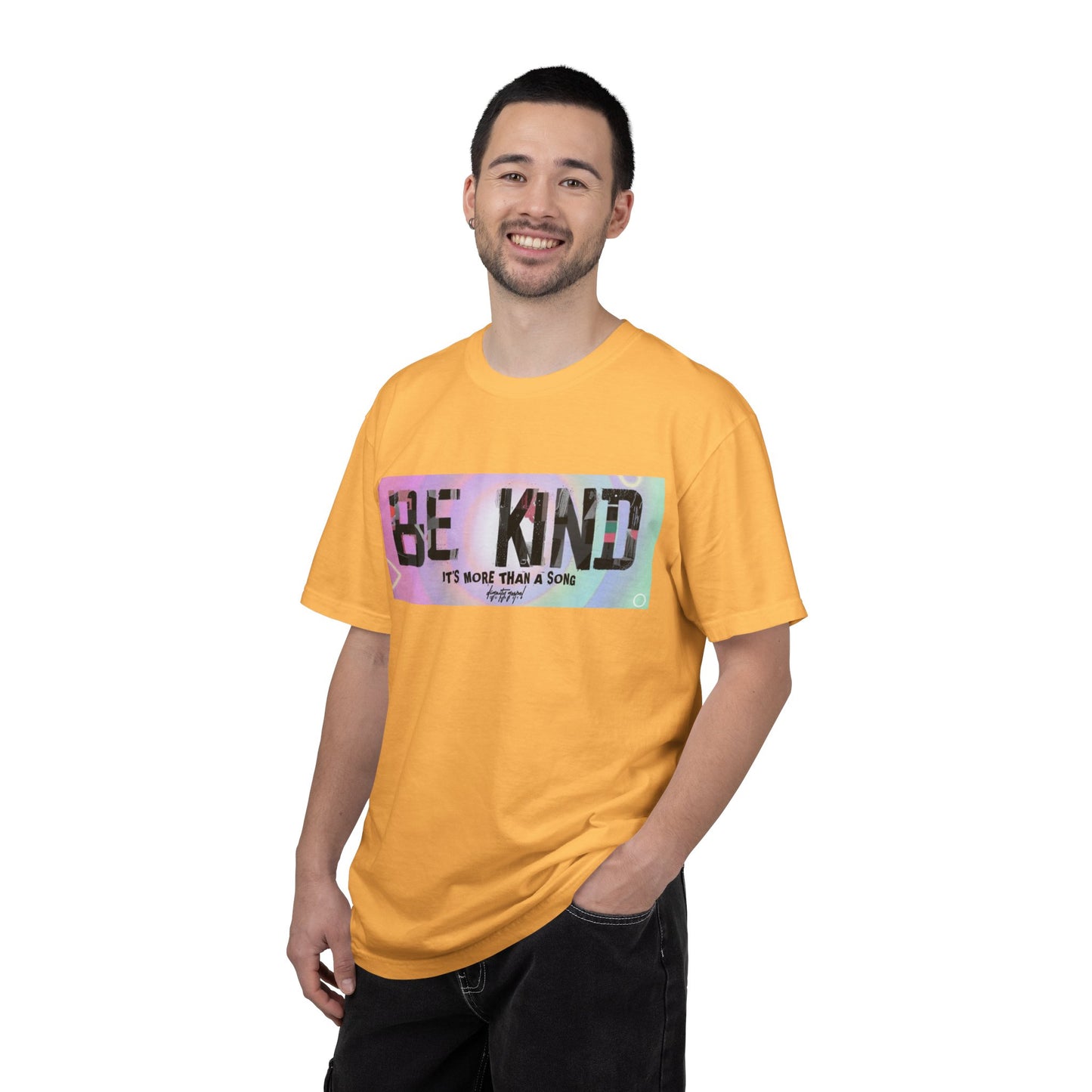 Be Kind Unisex Garment-Dyed T-shirt | Empowering Apparel, Positive Vibes, Comfortable Fashion, Gift for Friends, Motivational Tee