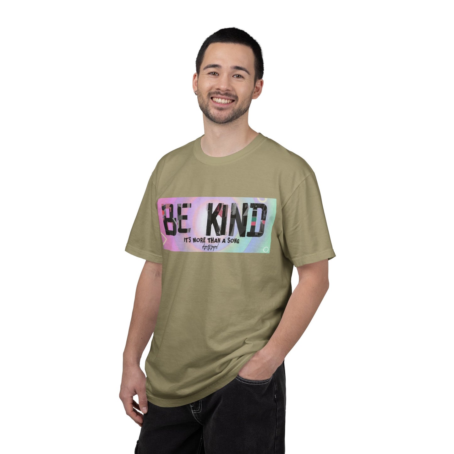 Be Kind Unisex Garment-Dyed T-shirt | Empowering Apparel, Positive Vibes, Comfortable Fashion, Gift for Friends, Motivational Tee