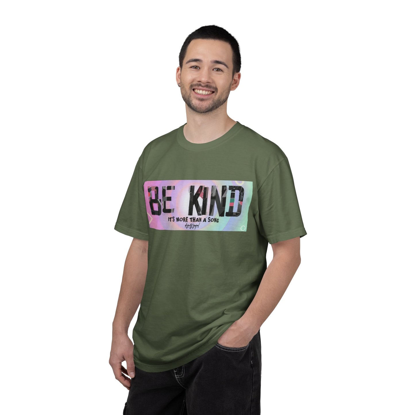 Be Kind Unisex Garment-Dyed T-shirt | Empowering Apparel, Positive Vibes, Comfortable Fashion, Gift for Friends, Motivational Tee